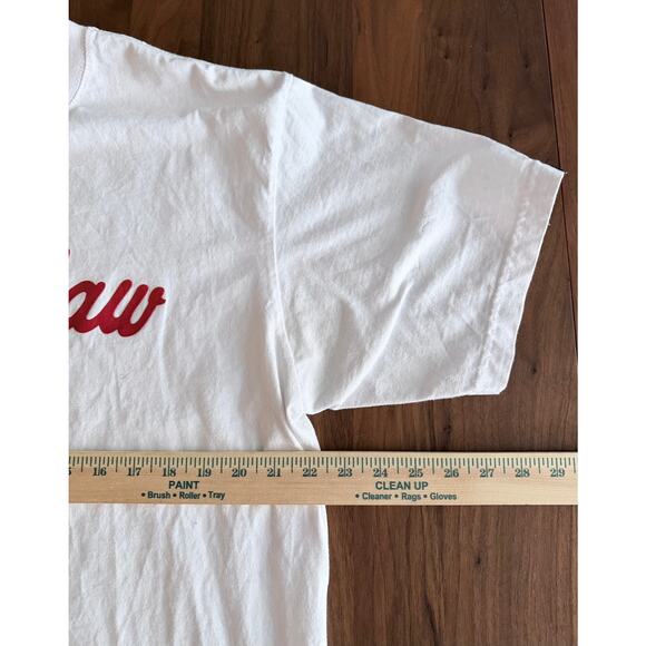 The Marathon Clothing Crenshaw T-Shirt Nipsey Hussle White Red Size XL - Picture 6 of 7